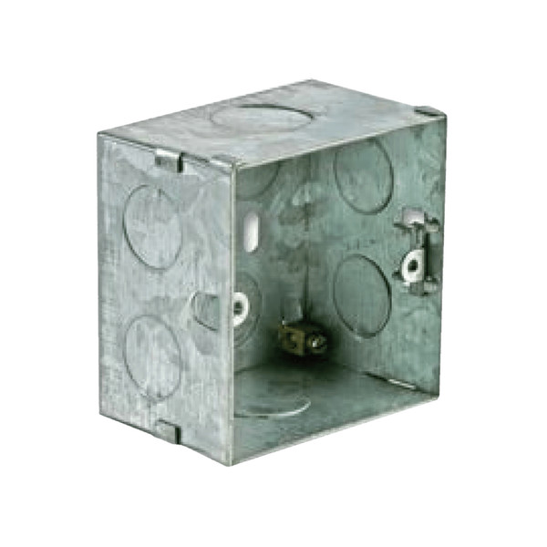 AUDAC WB3102/FS Никелевый розеточная коробка