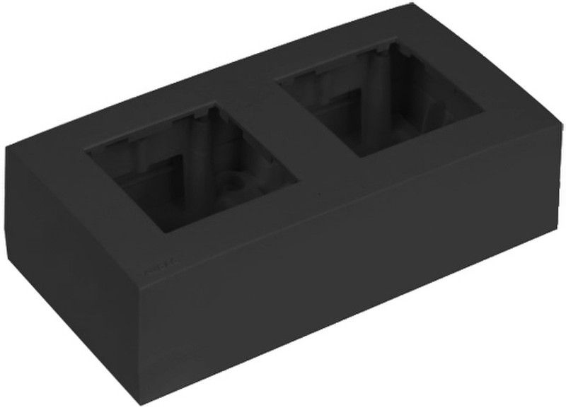 AUDAC WB45D Black outlet box