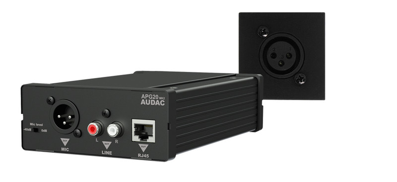 AUDAC WP45M/B Black AV receiver