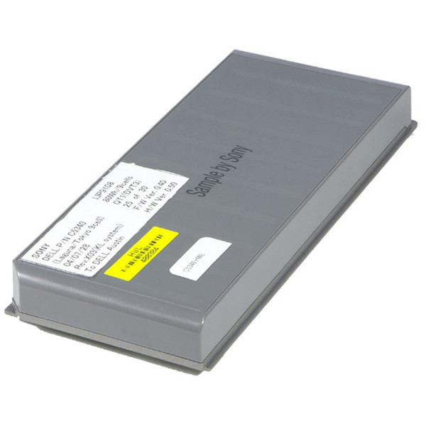 DELL 9-Cell Battery 80W/Hr Latitude D810 Precision M70 Lithium-Ion (Li-Ion) rechargeable battery