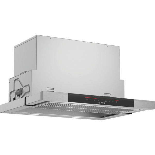 Bosch Serie 8 DFS068J53 Semi built-in (pull out) cooker hood 840m³/h A+ Stainless steel cooker hood