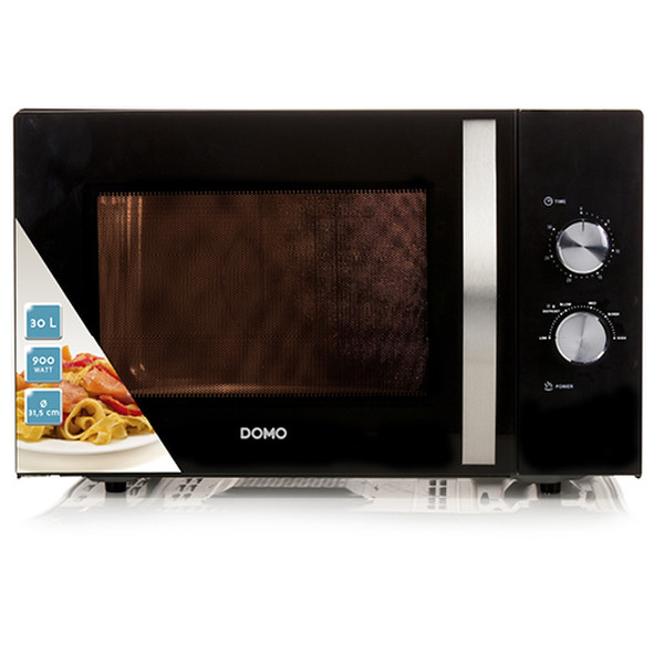 Domo DO2430 Countertop Solo microwave 30L 900W Black,Silver microwave