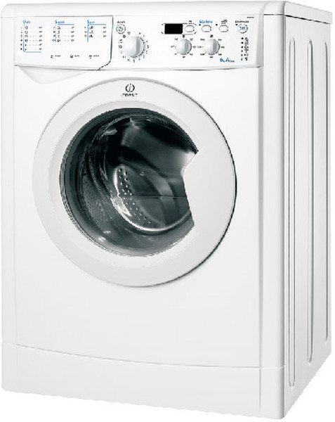 Indesit IWD6145 Отдельностоящий Фронтальная загрузка 6кг 1400об/мин A Белый стиральная машина