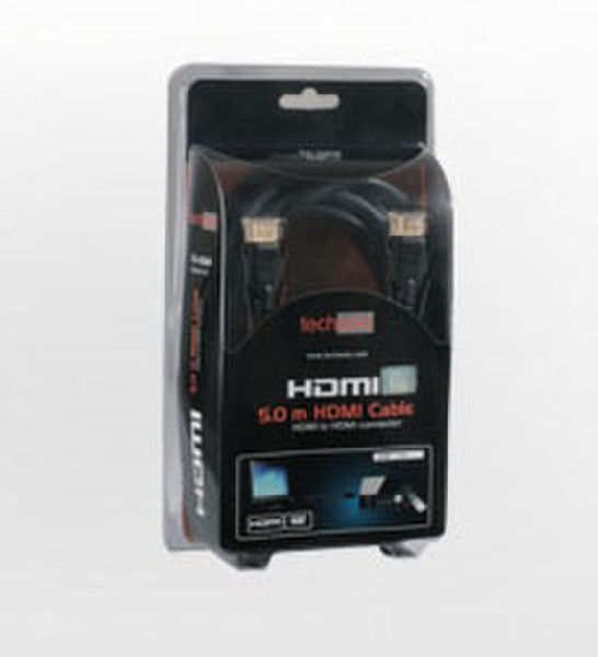 Techsolo TH-06 5м HDMI HDMI Черный HDMI кабель