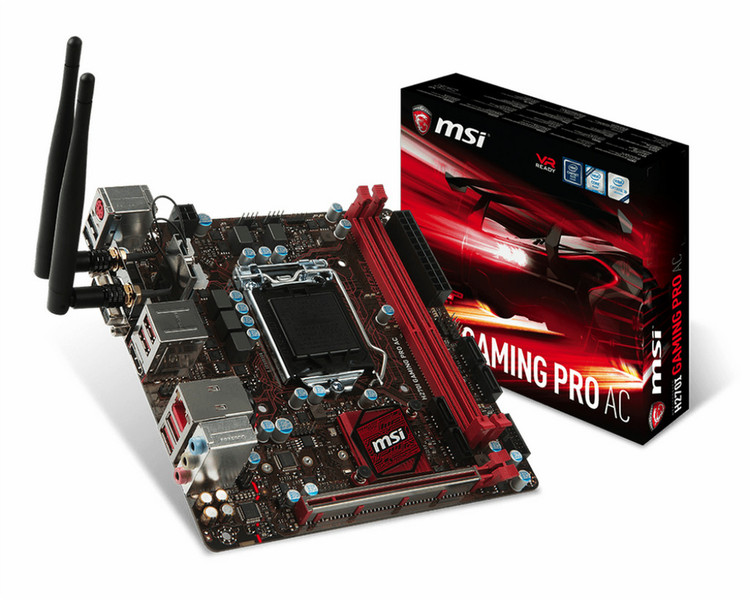 MSI H270I GAMING PRO AC Intel H270 LGA 1151 (Socket H4) Pico ITX материнская плата