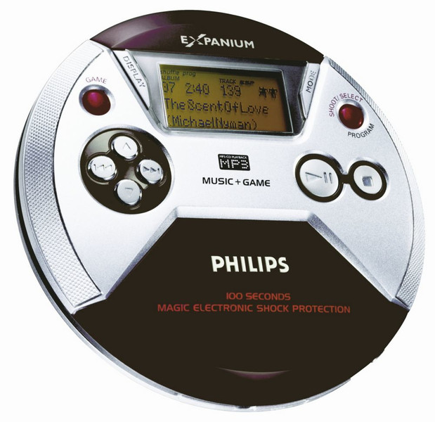 Philips EXP521/00C Portable CD player Black,Silver