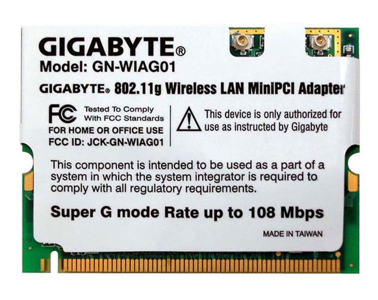 Gigabyte GN-WIAG01 108Мбит/с сетевая карта