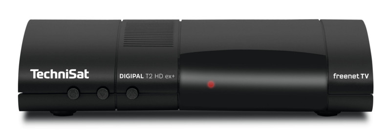 TechniSat DIGIPAL T2 HD ex+ Ethernet (RJ-45),Terrestrial Черный приставка для телевизора