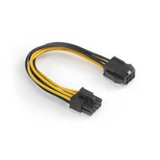 Akasa AK-CB051 6-pin PCIe 8-pin ATX12V cable interface/gender adapter