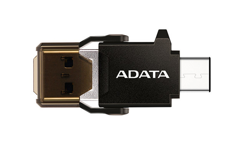 ADATA ACMR3PL-OTG-RBK USB 3.0 (3.1 Gen 1) Type-A/Type-C Черный устройство для чтения карт флэш-памяти