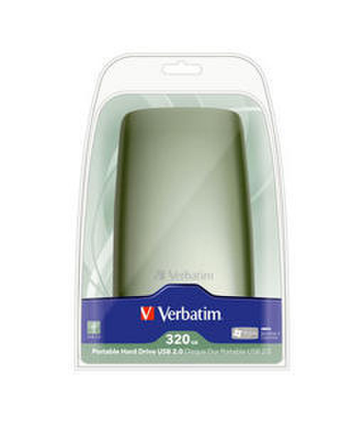 Verbatim 320GB Portable USB 2.0 HDD 320ГБ Зеленый внешний жесткий диск