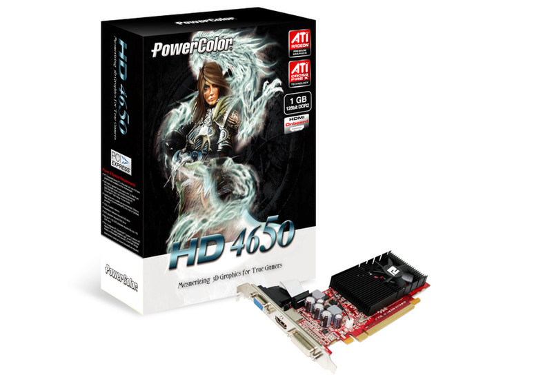 PowerColor HD4650 1GB DDR2 1ГБ GDDR2