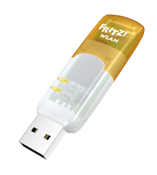 AVM FRITZ!WLAN USB Stick N 2.4 English Edition 150Mbit/s networking card
