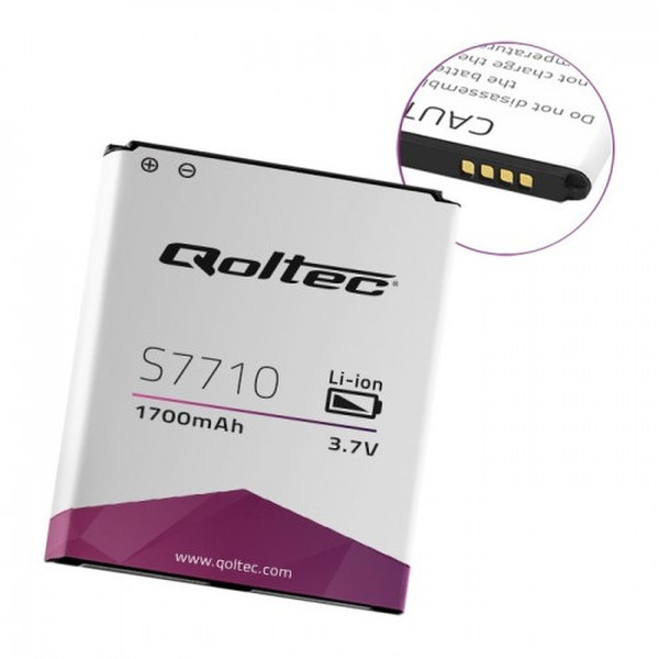 Qoltec 52048 Lithium-Ion (Li-Ion) 1700mAh 3.7V rechargeable battery