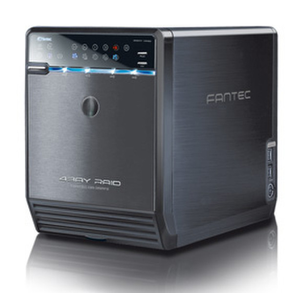 Fantec QB-35RFE black 4x1000GB 4000GB Black external hard drive