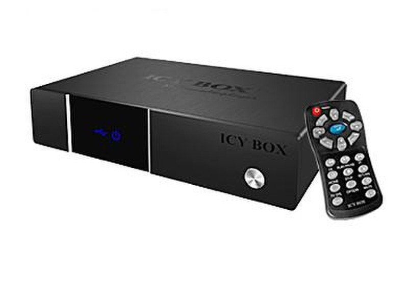 ICY BOX IB-MP305A-B WLAN Schwarz Digitaler Mediaplayer