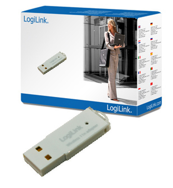 LogiLink WLAN USB 2.0 Micro Adapter 480Мбит/с сетевая карта