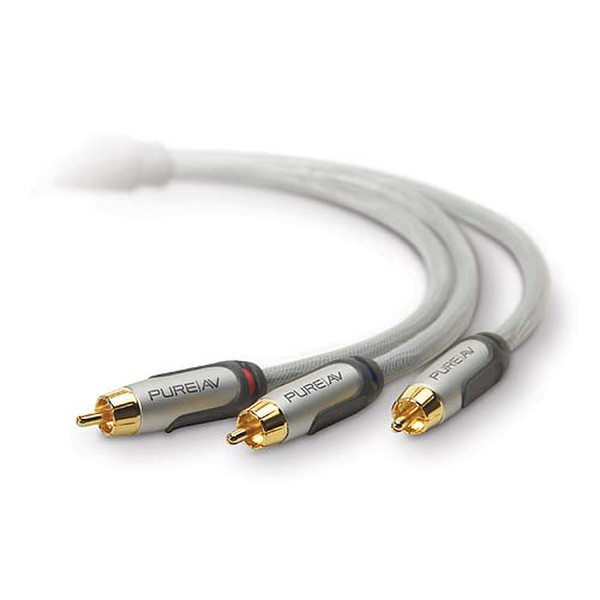 Pure AV PureAV™ Component Video Cable 2.4 2.4m Silver component (YPbPr) video cable
