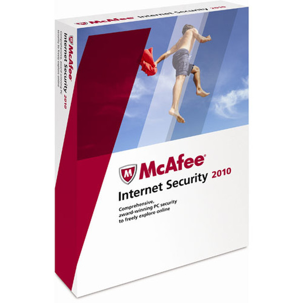 McAfee Internet Security 2010, 3 user, DVD, IT