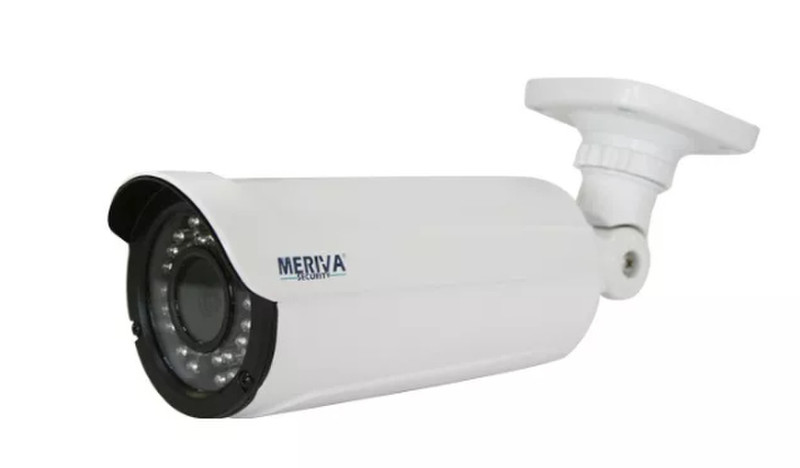 Meriva Security MHD-204 CCTV В помещении и на открытом воздухе Пуля Белый камера видеонаблюдения