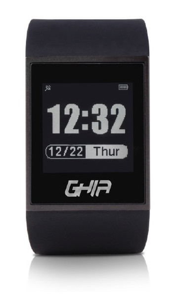 Ghia GAC-037 1.28Zoll LCD Grau Smartwatch
