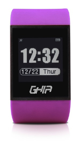 Ghia GAC-037 1.28Zoll LCD Schwarz Smartwatch