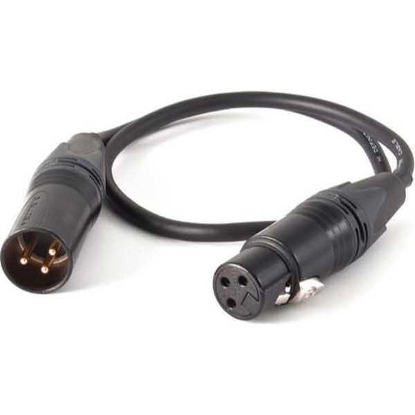 Rycote 17018 0.4м XLR (3-pin) XLR (3-pin) Черный аудио кабель
