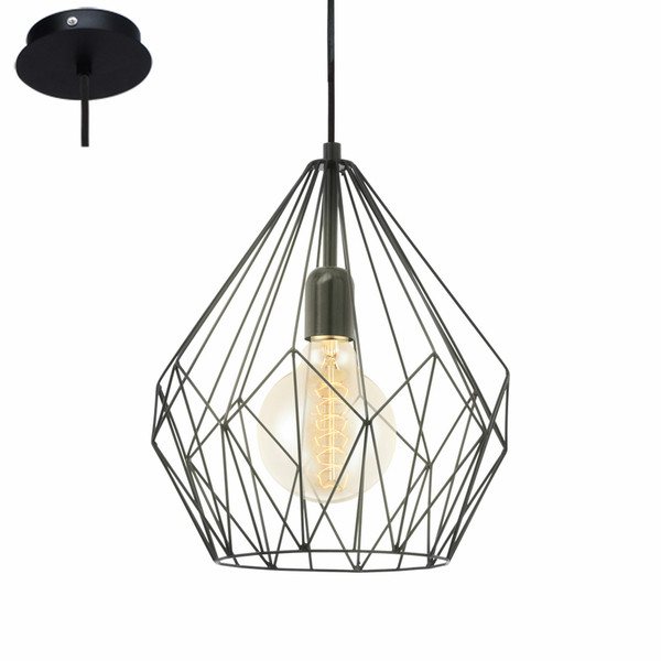 Eglo Carlton Indoor E27 Black ceiling lighting