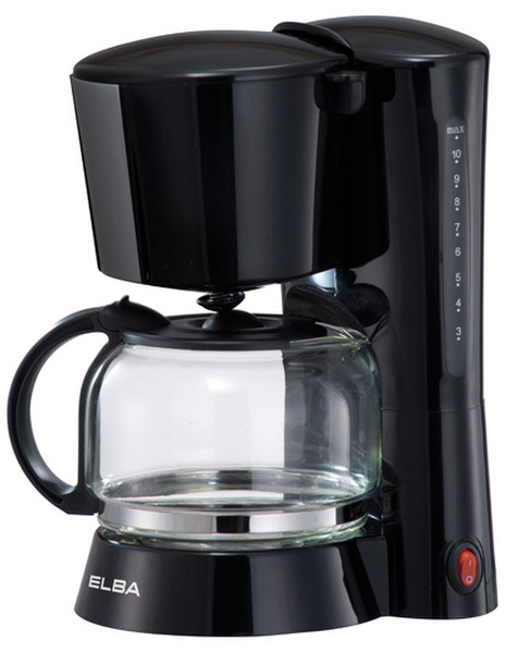 Elba ECM-D1287(BK) Drip coffee maker Black coffee maker