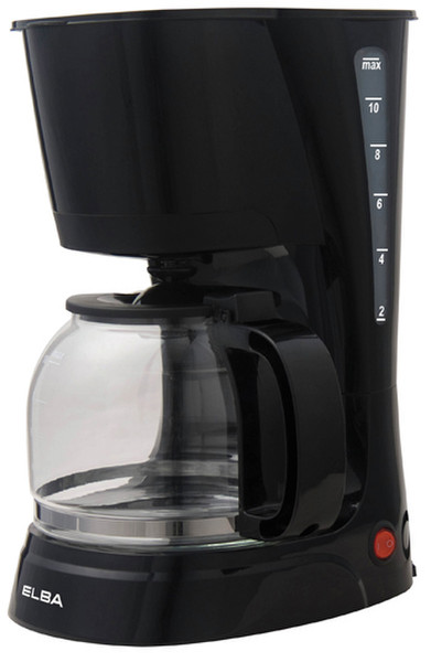 Elba ECM-D1280(BK) Drip coffee maker Black coffee maker