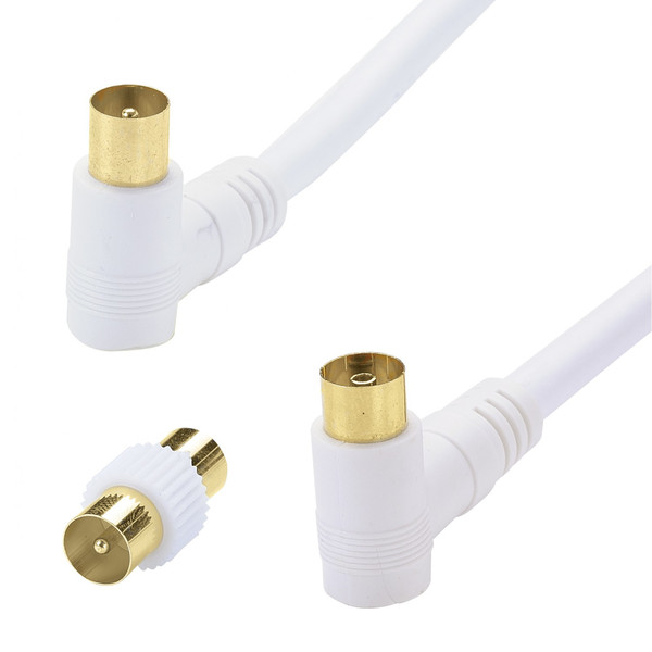 Erard 4501 5m TV 9.52mm TV 9.52mm White coaxial cable