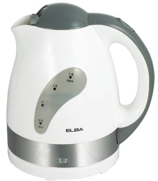 Elba JK-1802 1.8л Серый, Белый 2200Вт электрический чайник