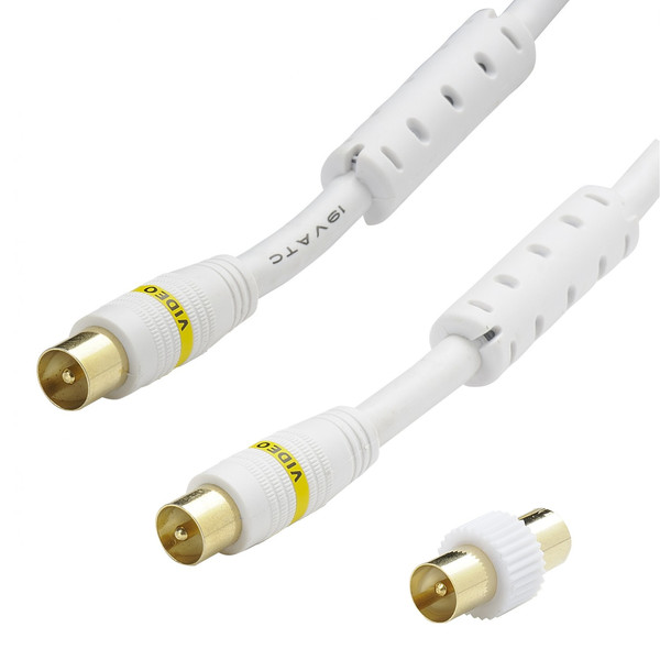 Erard 4631 2m TV 9.52mm TV 9.52mm White coaxial cable