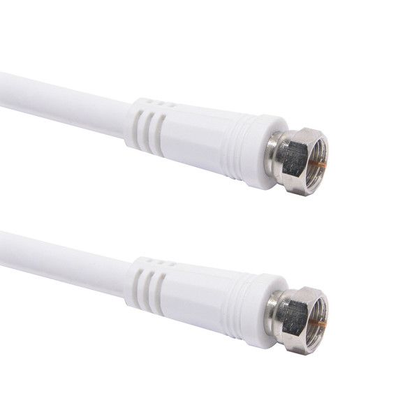 Erard 5501 2м F F Белый коаксиальный кабель