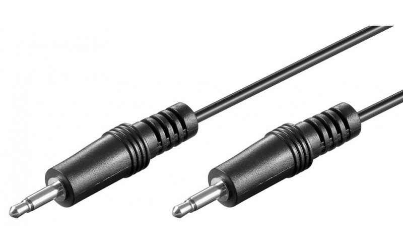 Mercodan 231130 3m 3.5mm 3.5mm Schwarz Audio-Kabel