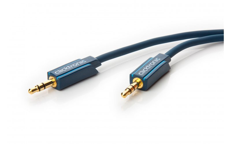 Mercodan 70477 1.5м 3.5mm 3.5mm Синий аудио кабель