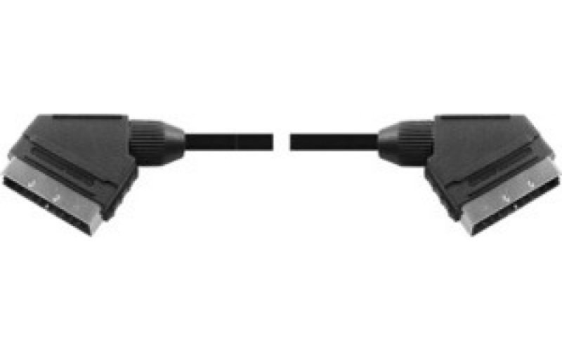 Mercodan AVVS6003 3m SCART (21-pin) SCART (21-pin) Schwarz SCART-Kabel