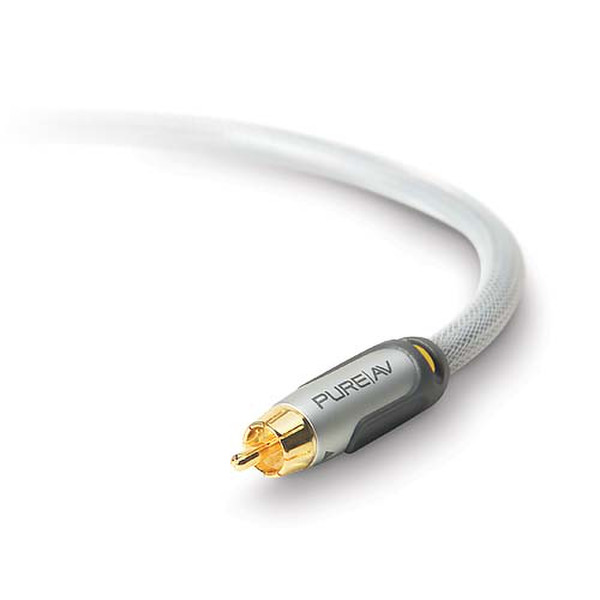 Pure AV PureAV™ Composite Video Cable 4.8 4.9m Silber Composite-Video-Kabel