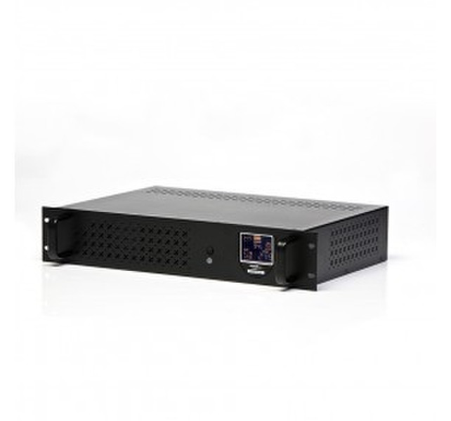 MachPower UPS-LIR12D Line-Interactive 1200VA 4AC outlet(s) Rackmount Black uninterruptible power supply (UPS)