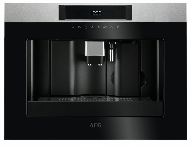 AEG KKK884500M Espresso machine 1.8л Черный, Нержавеющая сталь