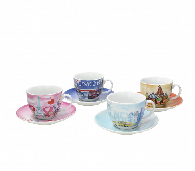 Tognana Porcellane IR085363381 Multi Tea 4pc(s) cup/mug