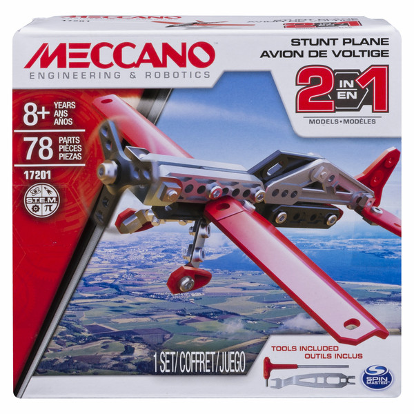 Meccano 2-in-1 Plane Aircraft erector set 78Stück(e)