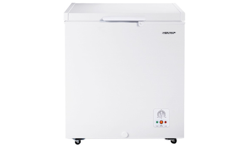 Sharp SJC155 Отдельностоящий Витрина 145л Белый морозильный аппарат