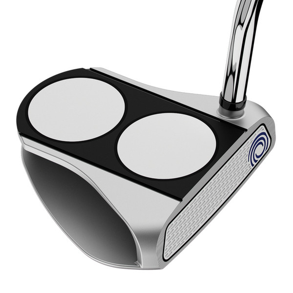 Odyssey Golf White Hot RX 2-Ball V-Line Putter Männlich Mallet-Putter Linkshändig 863.6mm Schwarz, Blau, Edelstahl Golfschläger