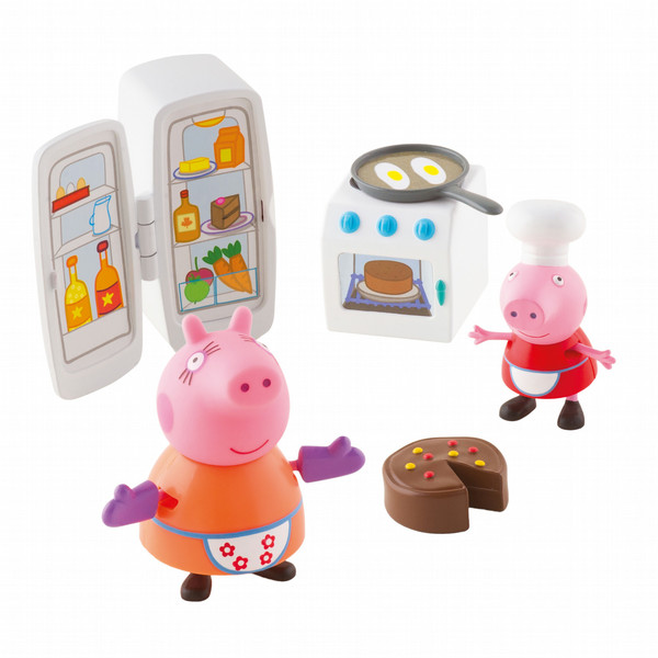 Peppa Pig Kitchen Boy/Girl Multicolour 5pc(s) children toy figure set