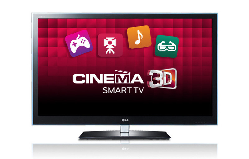 LG 42LW5700 42Zoll Full HD 3D Smart-TV WLAN Schwarz LED-Fernseher