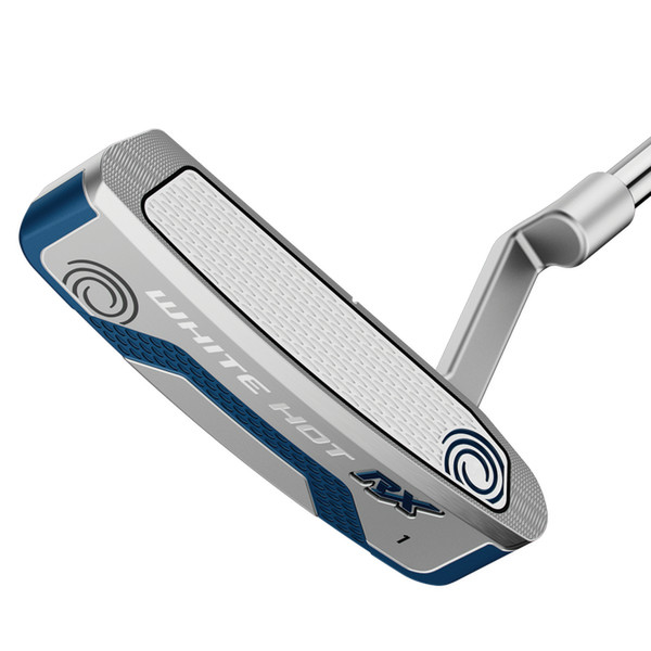 Odyssey Golf White Hot RX #1 Blade Putter, 33", LH, Steel, White Hot RX Blue Grip golf club golf club