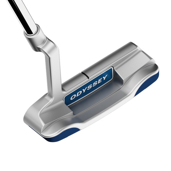 Odyssey Golf White Hot RX #1 Blade Putter, 34", LH, Steel, White Hot RX Blue Grip golf club golf club
