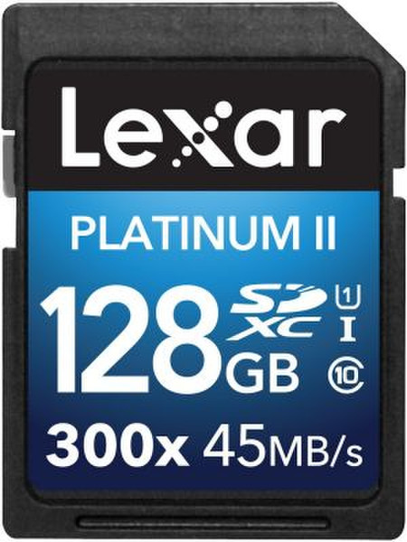 Lexar Platinum II 128GB SDXC UHS-I Class 10 memory card