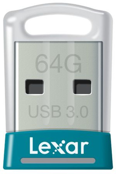 Lexar JumpDrive S45 64ГБ USB 3.0 (3.1 Gen 1) Type-A Синий USB флеш накопитель